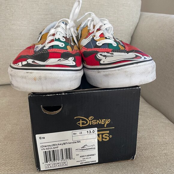 Disney Vans Sneaker - Men's 13 - Mickey & Friends Multicolor - Picture 5 of 5